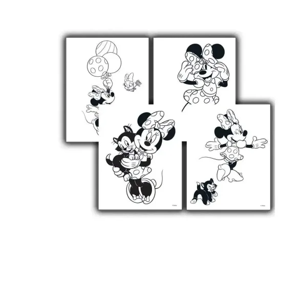 Luna: kolorowanka Minnie Mouse z naklejkami i 6 mazakami zdjęcie 3