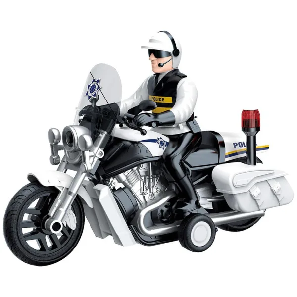 Luna: Light Striker motocykl policyjny z figurką policjanta, światłem i dźwiękiem 1/10 zdjęcie 2