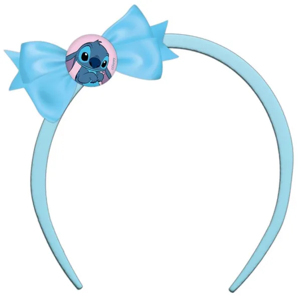 Luna: Opaska na włosy z motywem Lilo i Stitch z kokardą zdjęcie 2