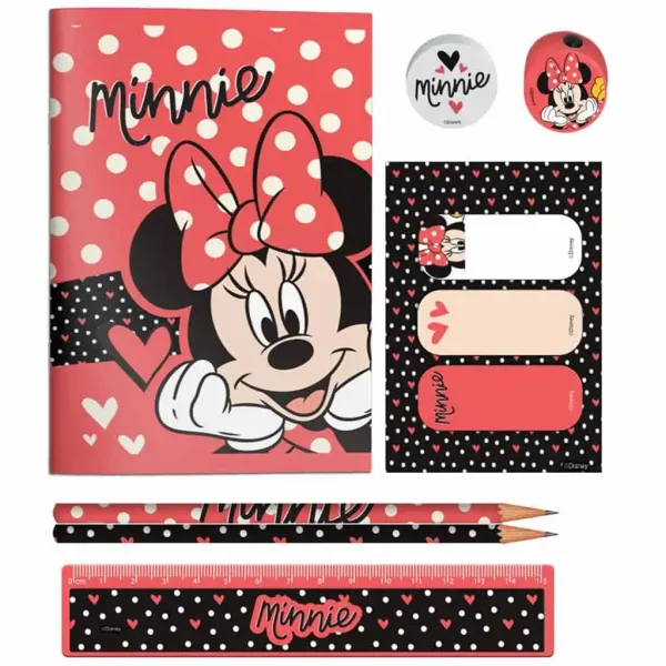 Luna: Zestaw przyborów biurowych Minnie Mysz w torbie PVC zdjęcie 2