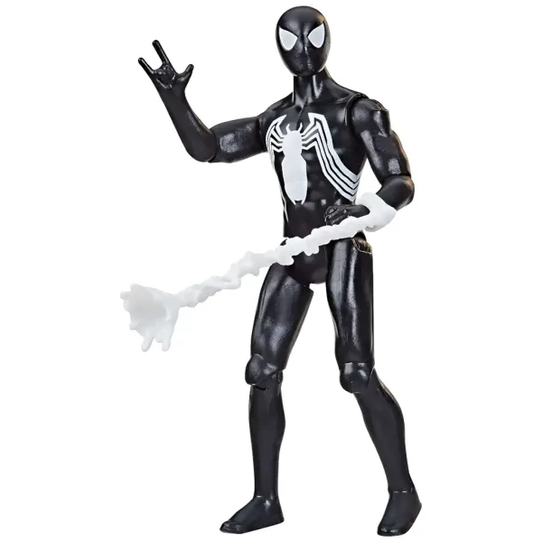 Marvel: Spider-Man – Figurka akcji Czarny Spider-Man w stroju Symbiote 10 cm – Hasbro zdjęcie 2