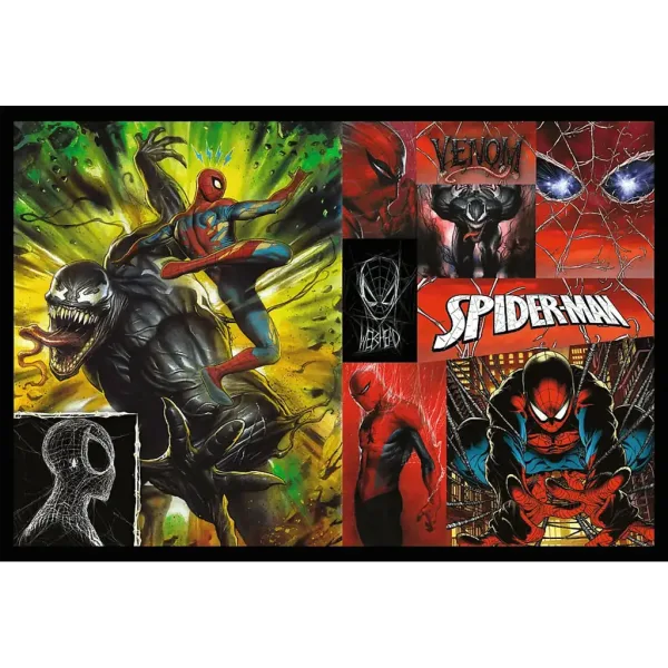 Marvel: Spider-Man kontra Venom, puzzle 2x200 elementów - Trefl zdjęcie 2