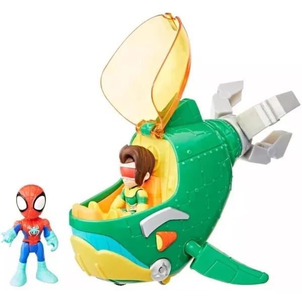 Marvel Spidey i jego wspaniali przyjaciele: Water-Webs Doktor Octopus – morski zestaw z wielorybem - Hasbro zdjęcie 2