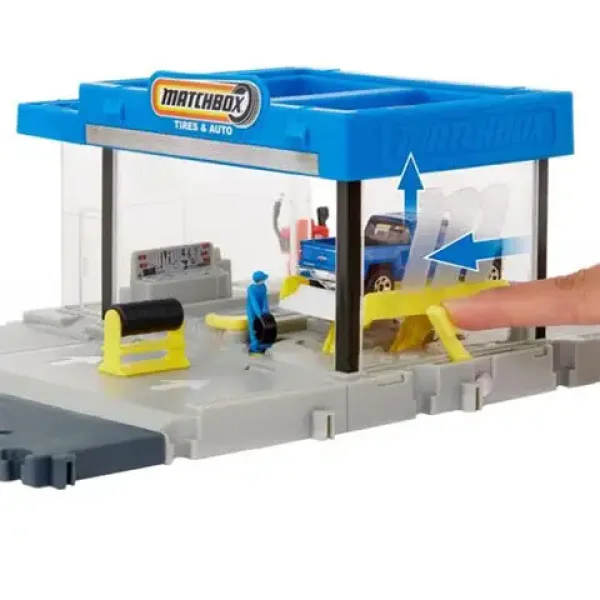Matchbox: Zestaw zabawkowy serwis samochodowy - Mattel zdjęcie 4