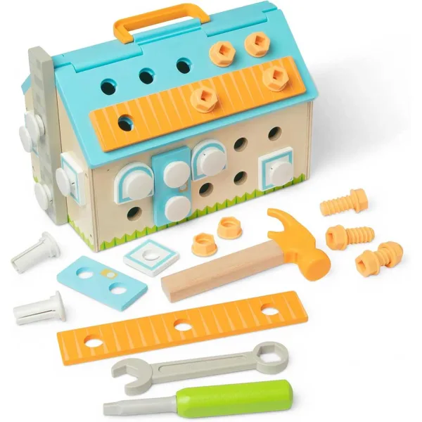Melissa&Doug: Zbuduj dom 56-elementowy zestaw zabawek - Spin Master zdjęcie 3