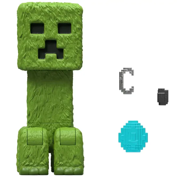 Minecraft: Figurka akcji Creepera z filmu Minecraft z akcesoriami – Mattel zdjęcie 3
