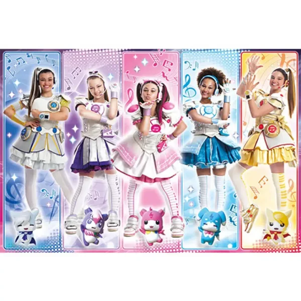 Miracle Tunes dziewczyny 104-elementowa Maxi Puzzle - Clementoni zdjęcie 2