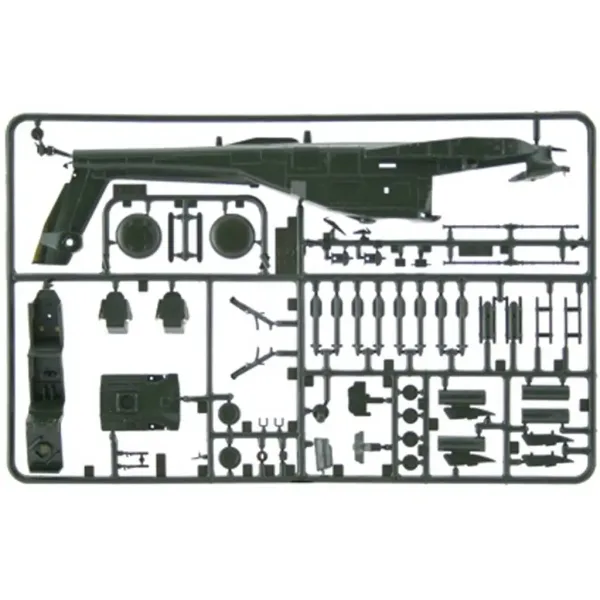 Model helikoptera AH-64 Apache Italeri w skali 1/72 zdjęcie 3
