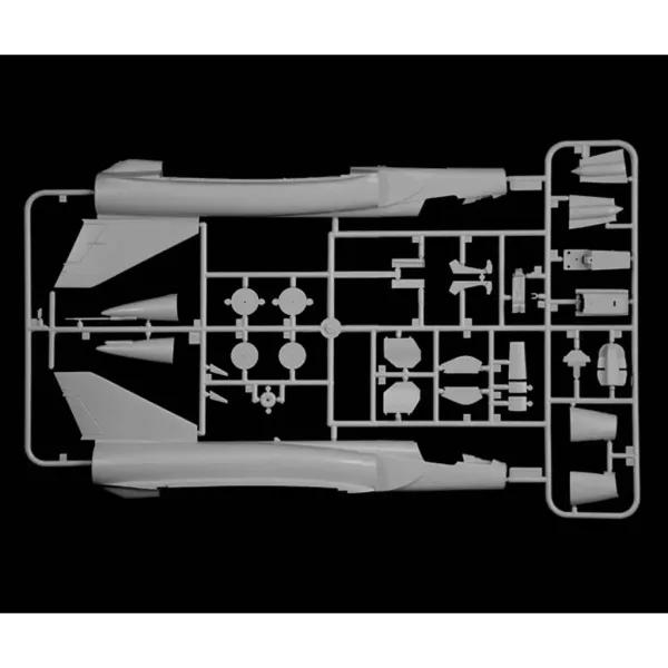 Model samolotu Mirage III E w skali 1/48 firmy Italeri zdjęcie 4