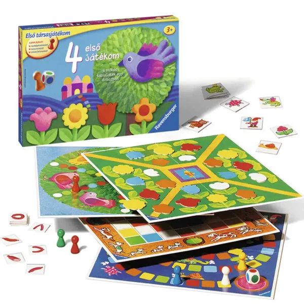 Moja pierwsza kolekcja 4 gier planszowych – Ravensburger zdjęcie 2