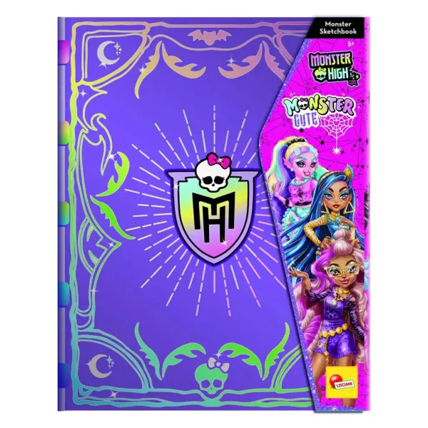 Monster High: Kreatywny kolorowanka i zestaw do ubierania - Lisciani zdjęcie 1