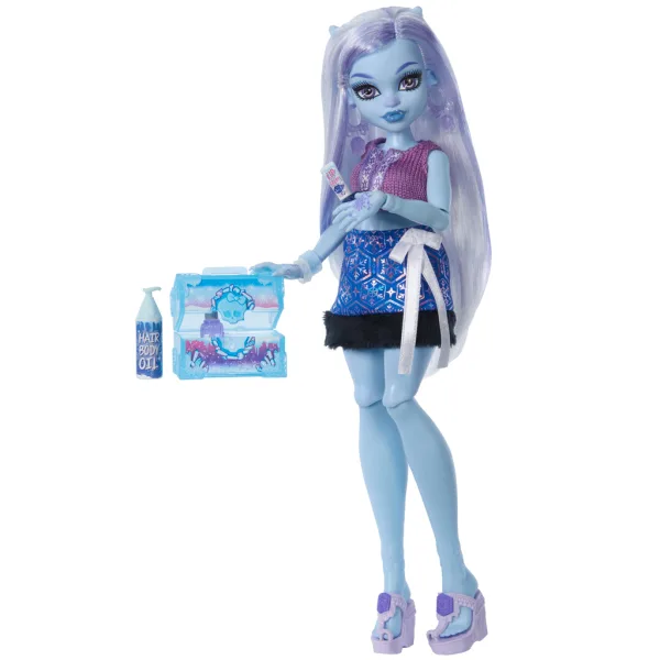 Monster High Pielęgnacja potworów Abbey Bominable lalka z akcesoriami - Mattel zdjęcie 2