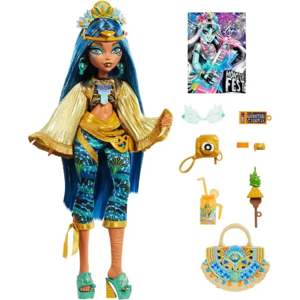 Monster High™: Potworna Impreza lalka - Cleo - Mattel zdjęcie 2
