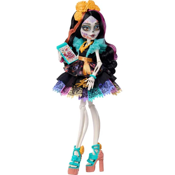 Monster High Skelita Calaveras lalka z akcesoriami - Mattel zdjęcie 3
