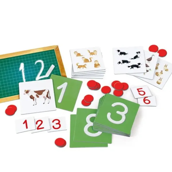 Montessori - Dotykowe liczby gra edukacyjna i rozwijająca - Clementoni zdjęcie 2