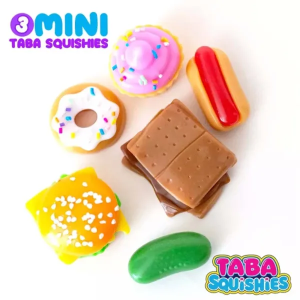 Mushmeez: DIY miękkie, squishy mini smakołyki zestaw 3 sztuk różne 1 sztuka zdjęcie 2