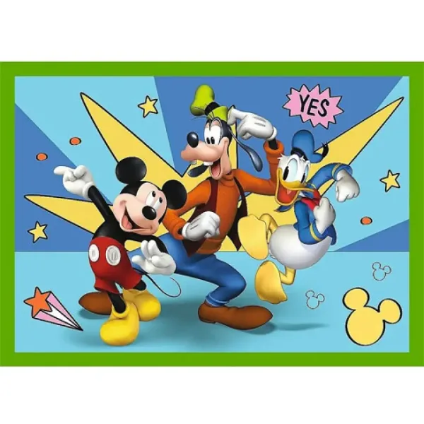 Myszka Miki i przyjaciele – puzzle 4 w 1 - Trefl zdjęcie 2