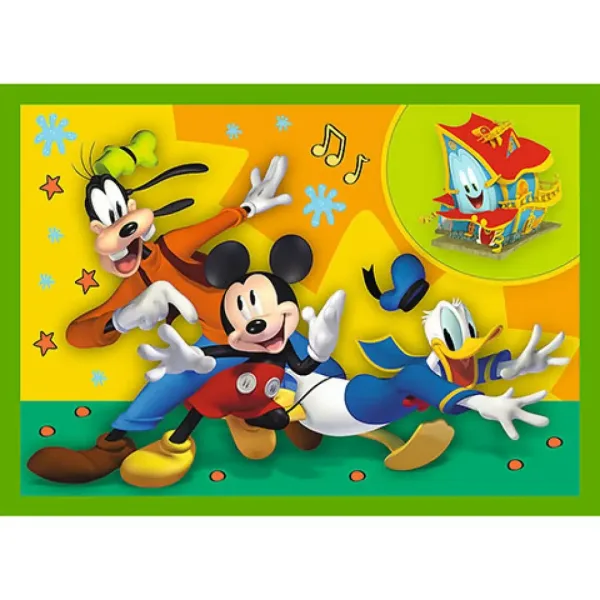 Myszka Miki i przyjaciele – puzzle 4 w 1 - Trefl zdjęcie 4