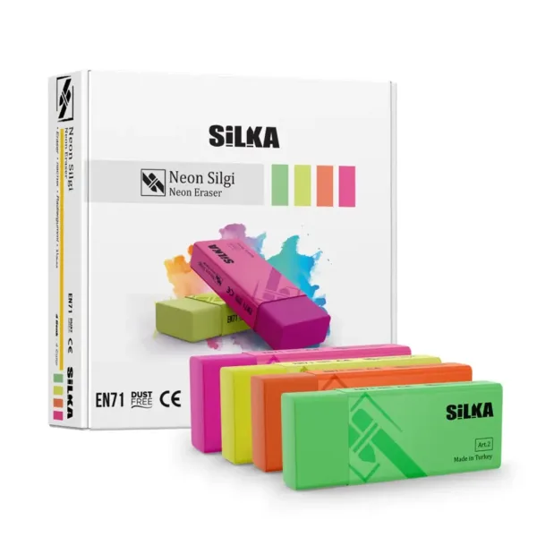 Nebulo: Gumka Silka - w neonowych kolorach 1 szt. zdjęcie 1