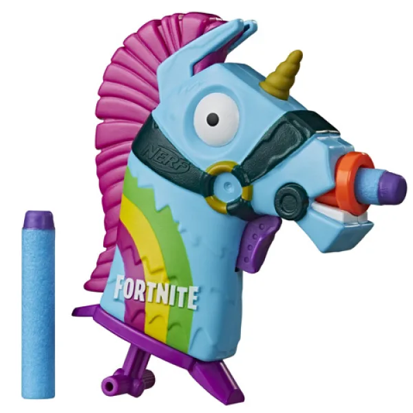 Nerf: Fortnite Micro Rainbow Smash pistolet wystrzeliwujący piankowe pociski - Hasbro zdjęcie 2
