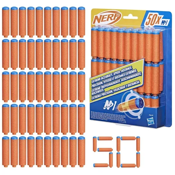 Nerf: N-Series: Zestaw 50 sztuk wymiennych nabojów piankowych - Hasbro zdjęcie 2