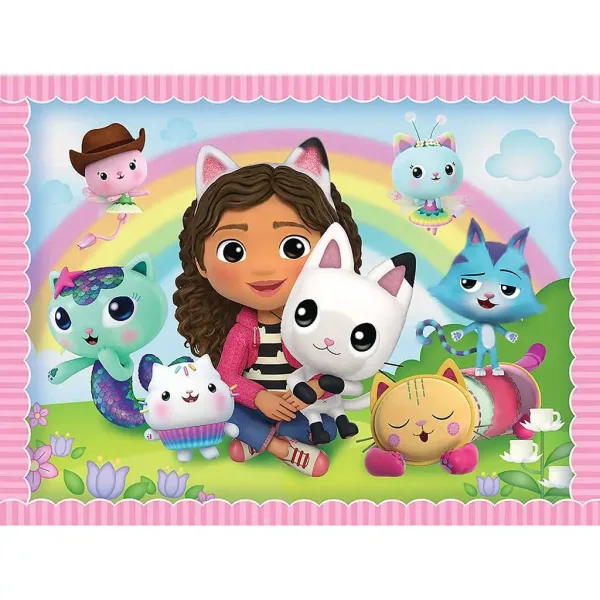 Netflix: Gabiny domek dla lalek 2 w 1 puzzle + gra pamięciowa zdjęcie 5