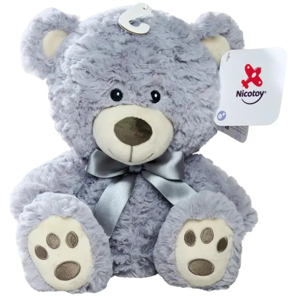Nicotoy: Siedzący pluszowy miś w różnych kolorach 25cm 1szt – Simba Toys zdjęcie 3