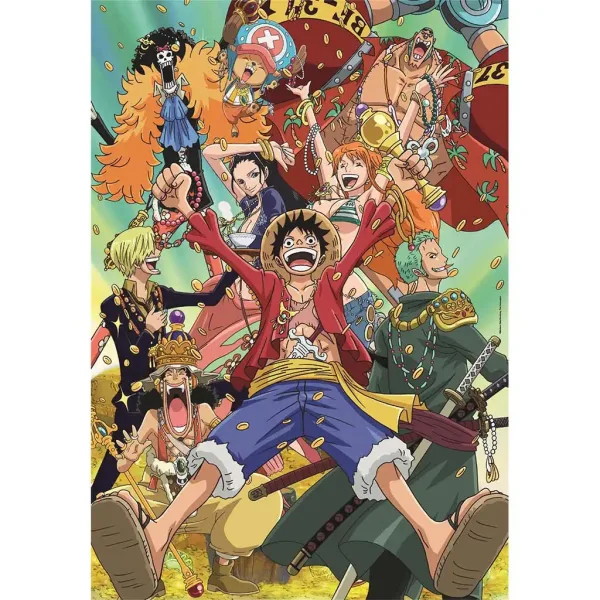 One Piece anime 1000-elementowa układanka kompaktowa 50x70cm - Clementoni zdjęcie 2