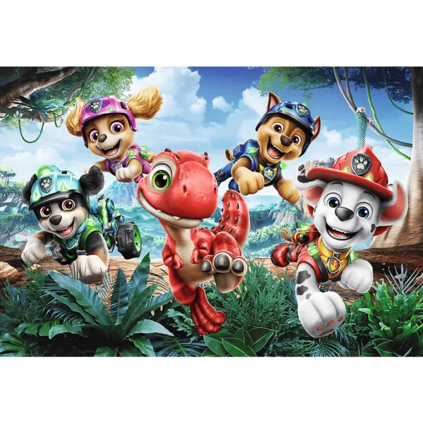 Paw Patrol Dino Ratownik przygoda 60 elementów puzzle - Trefl zdjęcie 2