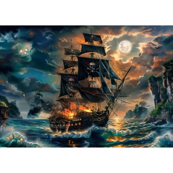 Puzzle 300 sztuk Piraci mórz duchów - Clementoni zdjęcie 2