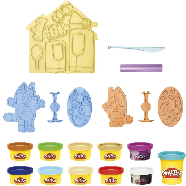 Play-Doh: Bluey Make 'n Mash Costumes zestaw masy plastycznej - Hasbro zdjęcie 2