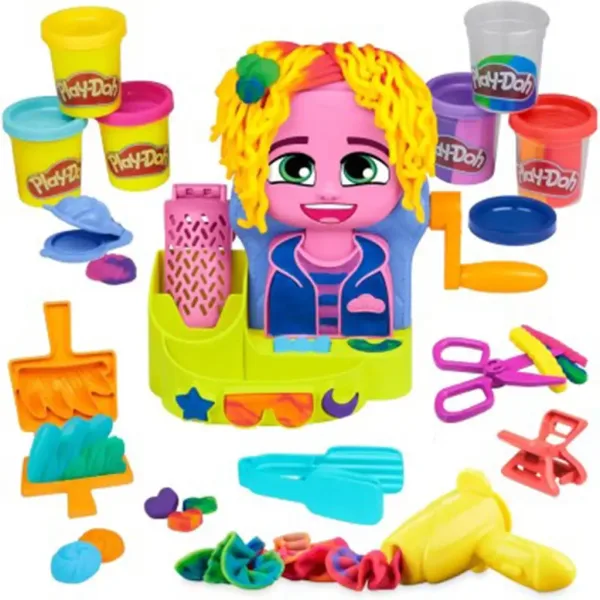 Play-Doh: Salon fryzjerski z 6 pudełkami ciastoliny - Hasbro zdjęcie 2