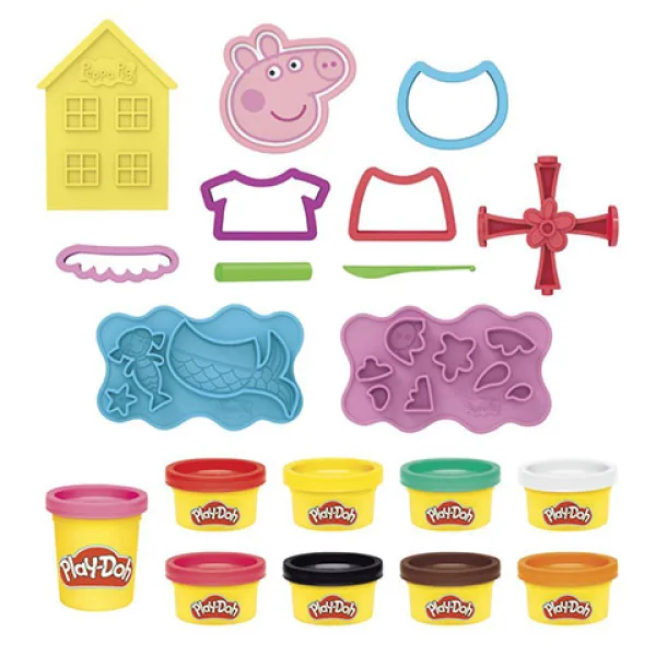 Play-Doh: Zestaw z ciastoliną Świnka Peppa z akcesoriami - Hasbro zdjęcie 2