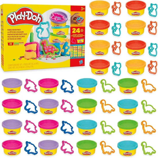 Play-Doh: Zestaw do zabawy 24 szt. z plasteliną i akcesoriami - Hasbro zdjęcie 2