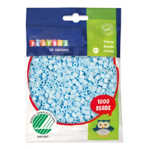 PlayBox: 5mm MIDI żelazne koraliki w kolorze lodowego niebieskiego 1000 szt. zdjęcie 1