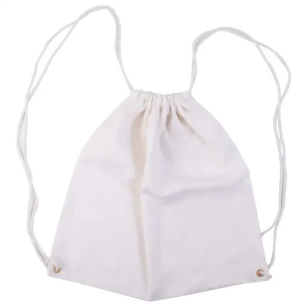 PlayBox: Biały worek gimnastyczny, torba sportowa 34x35cm zdjęcie 1