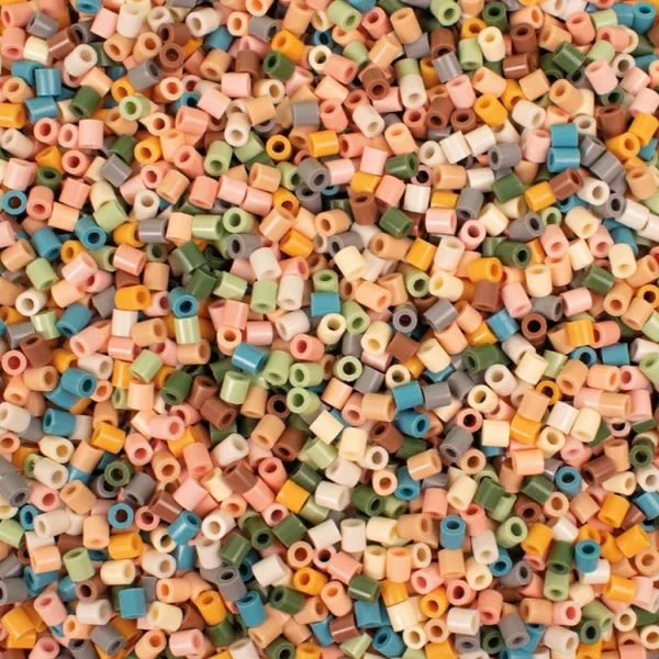 PlayBox: Zestaw 5000 sztuk pastelowych koralików do prasowania 5mm w wiaderku zdjęcie 2