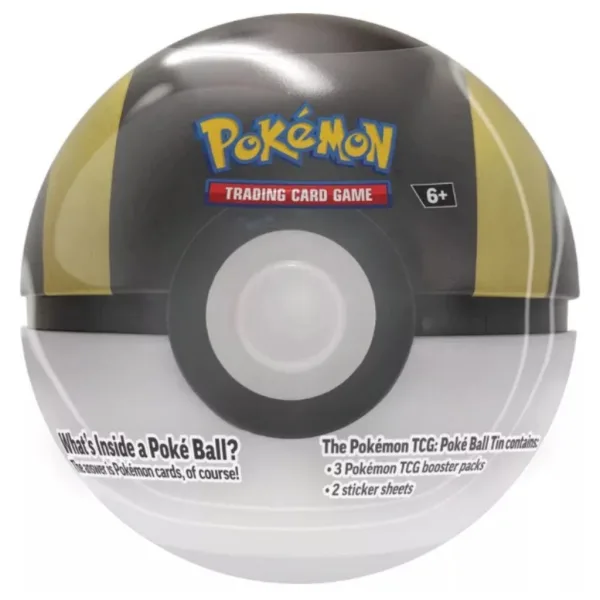 Pokémon TCG 2024 Poké Ball Tin – Metalowa puszka w kształcie Pokéballa z 3 boosterami w różnych wersjach zdjęcie 2