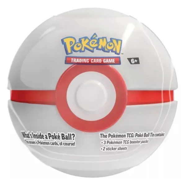 Pokémon TCG 2024 Poké Ball Tin – Metalowa puszka w kształcie Pokéballa z 3 boosterami w różnych wersjach zdjęcie 3