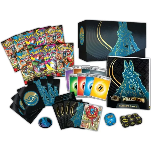 Pokémon TCG ME01 Elite Trainer Box z 9 pakietami booster w dwóch wersjach zdjęcie 2