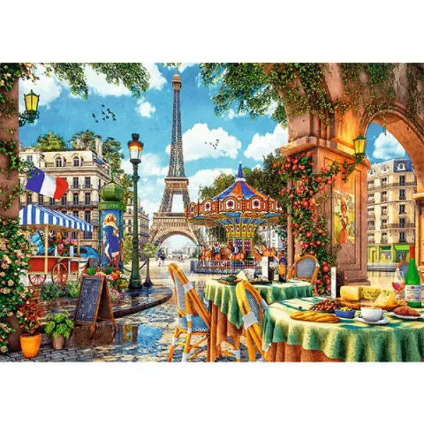 Poranek w Paryżu 1000 elementów puzzle - Trefl zdjęcie 2