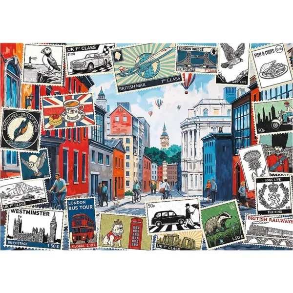 Pozdrowienia z Londynu – 500 elementów Creative puzzle – Trefl zdjęcie 2