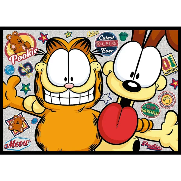 Przygody Garfielda 4x250 sztuk puzzli - Trefl zdjęcie 3