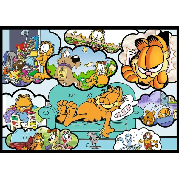 Przygody Garfielda 4x250 sztuk puzzli - Trefl zdjęcie 4