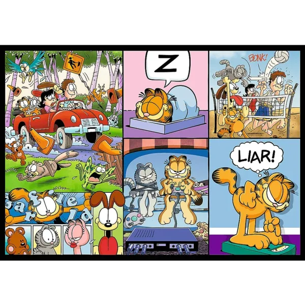 Przygody Garfielda 4x250 sztuk puzzli - Trefl zdjęcie 5