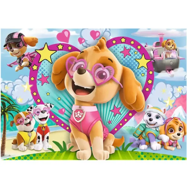 Paw Patrol: Lśniąca Skye 100-elementowa układanka - Trefl zdjęcie 2