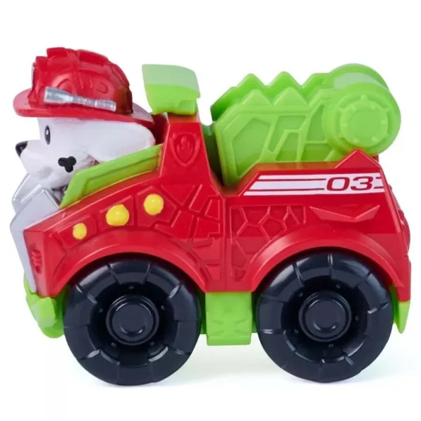 Psi Patrol: Dino Movie Marshall mini samochodzik wyścigowy 6,4 cm - Spin Master zdjęcie 2