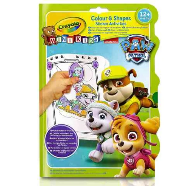 Pieski Patrola kolorowanka i zeszyt z zadaniami - Crayola zdjęcie 1