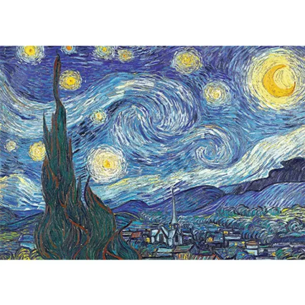 Puzzle 1000 elementów z gwiaździstą nocą - Trefl zdjęcie 2