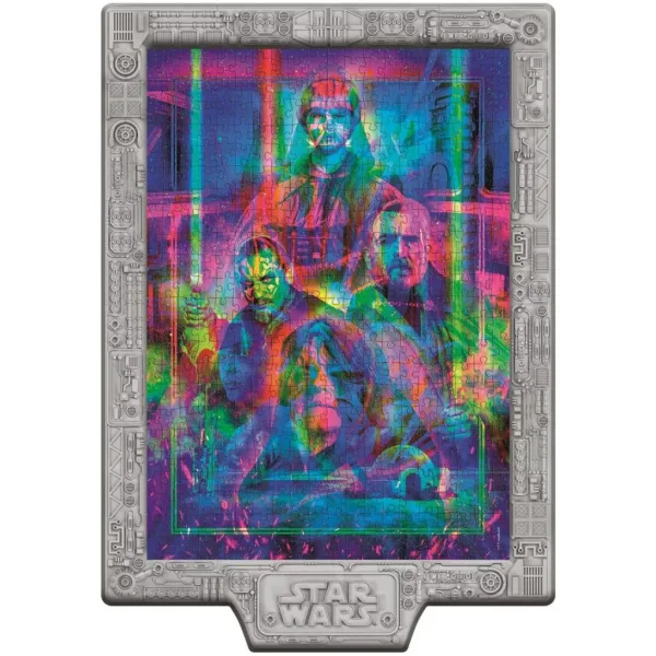 Puzzle Metamorficzne 520 elementów z ramką i podświetleniem RGB LED - Clementoni zdjęcie 2
